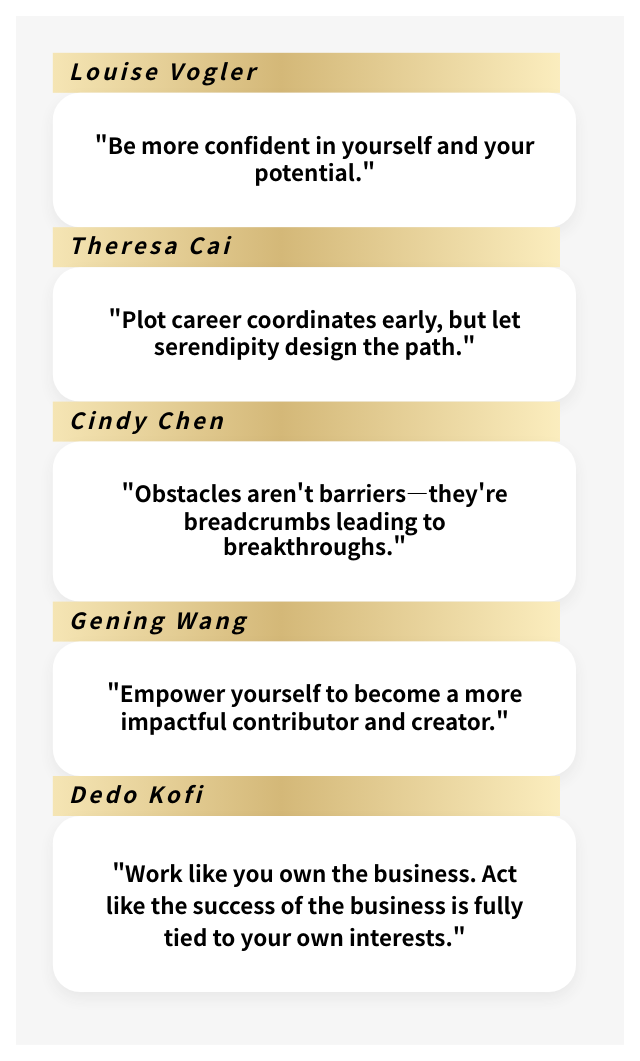 advice for the next generation of female leaders