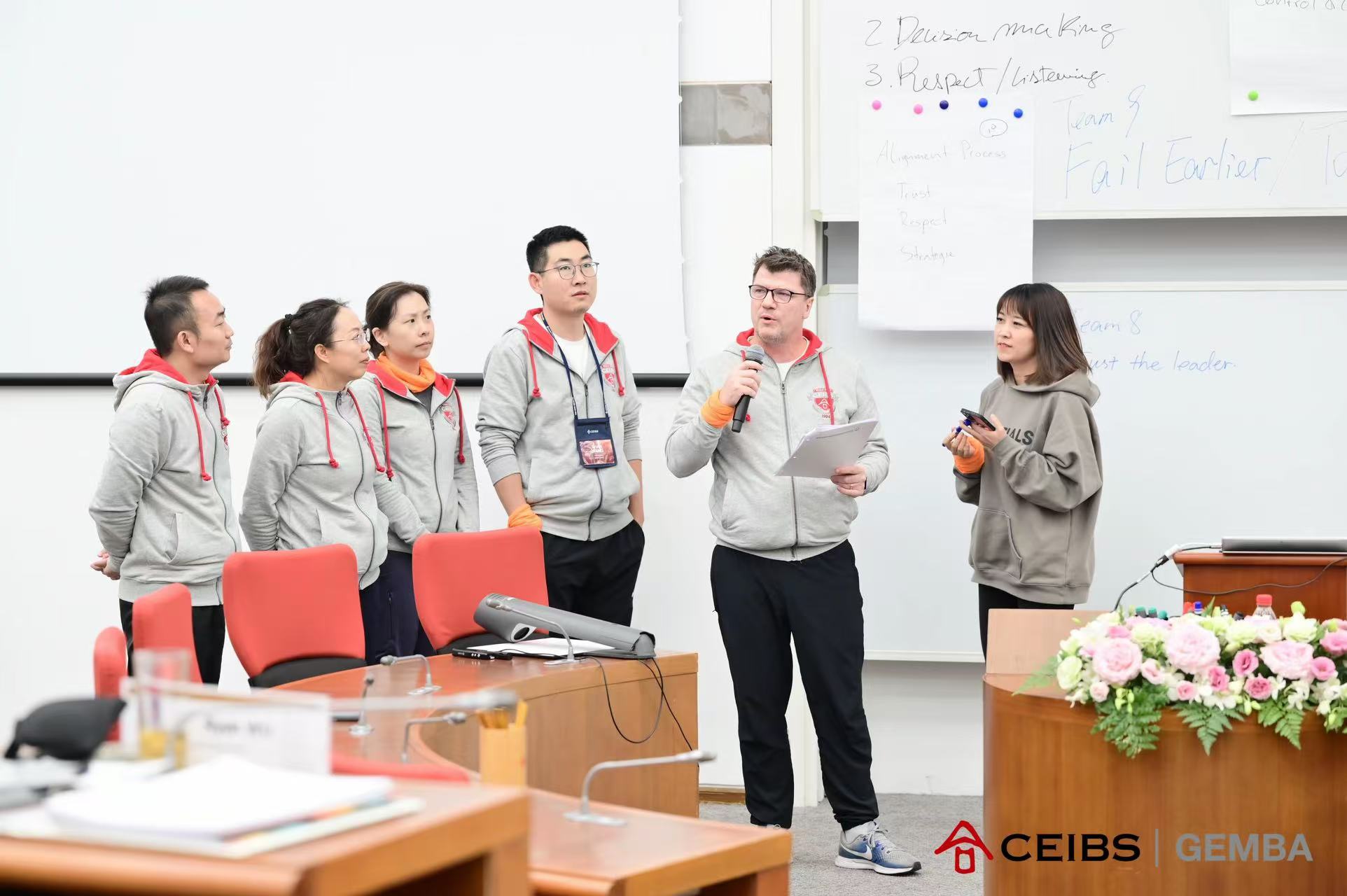 Fabien Dumont, GEMBA 2022 with his leadership team