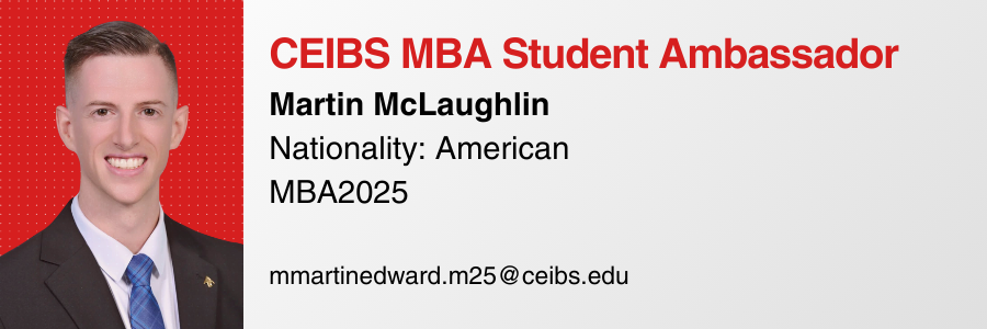 Martin CEIBS Student Ambassador