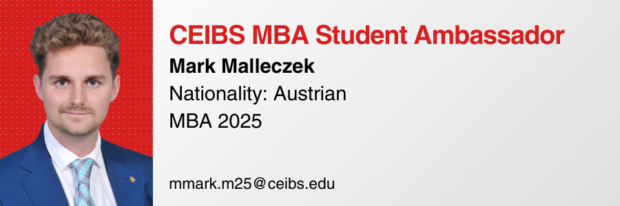 Mark Malleczek CEIBS MBA