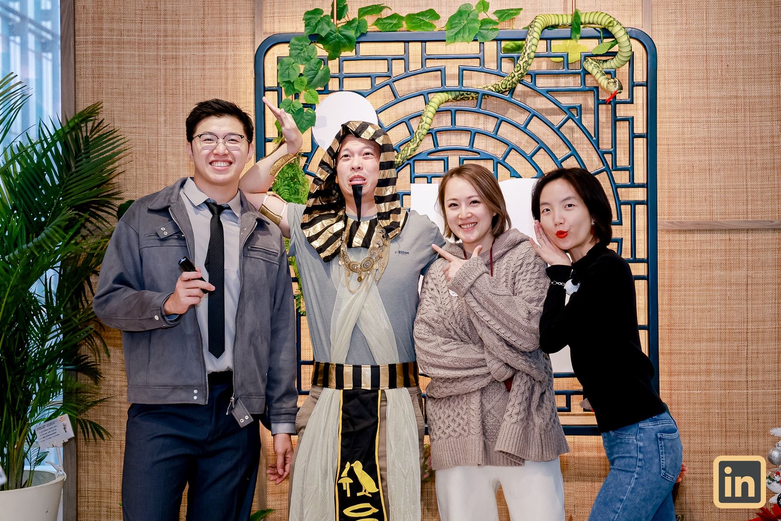 Travis with colleagues