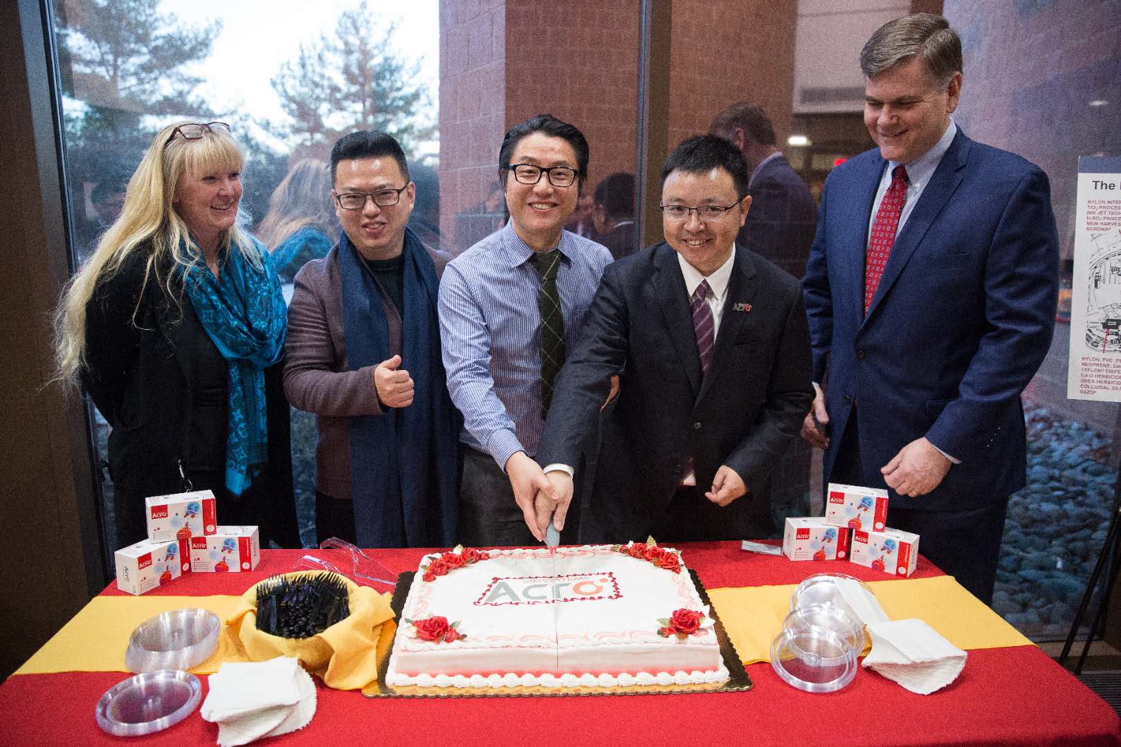 The opening of the innovation lab in the US