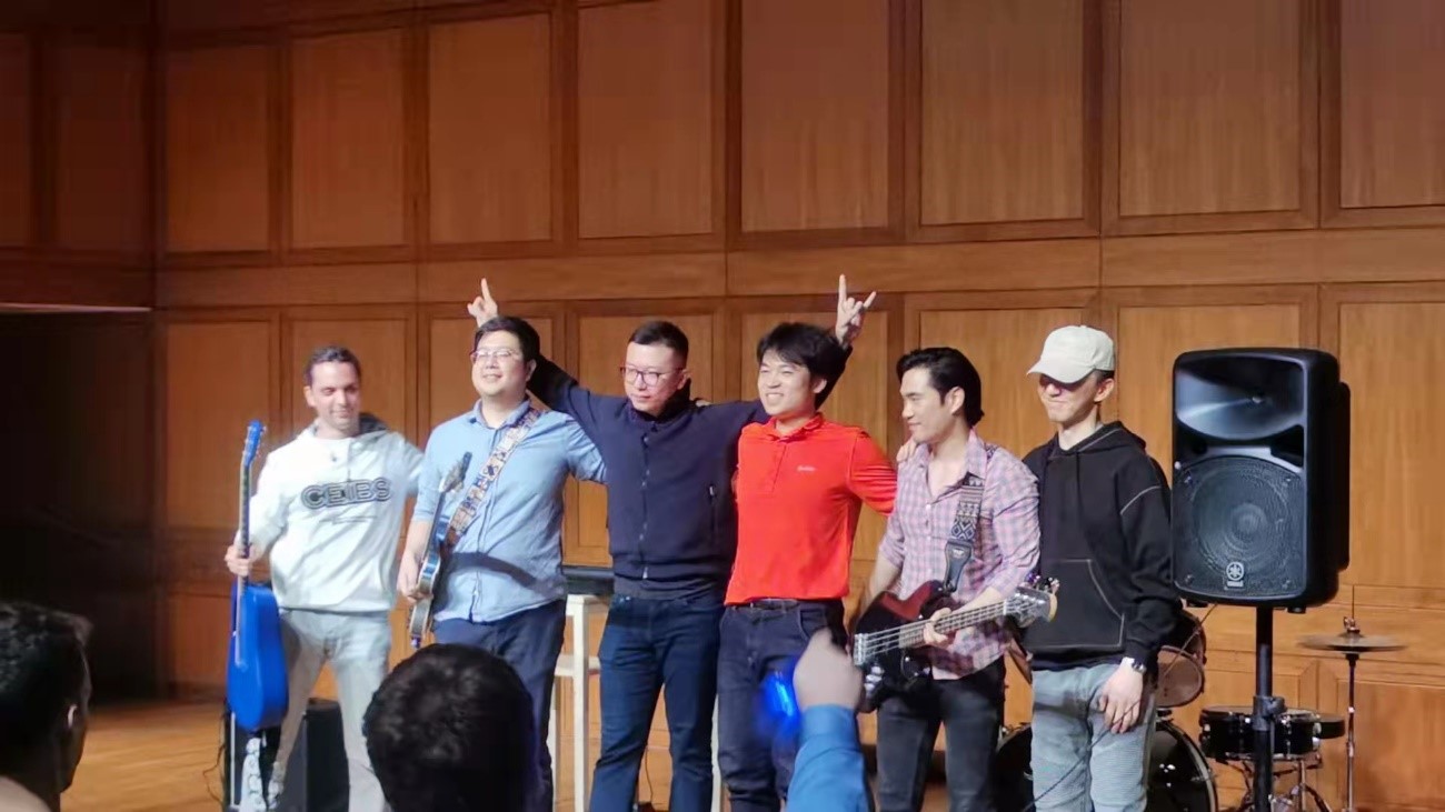 Gala finale with my band peers