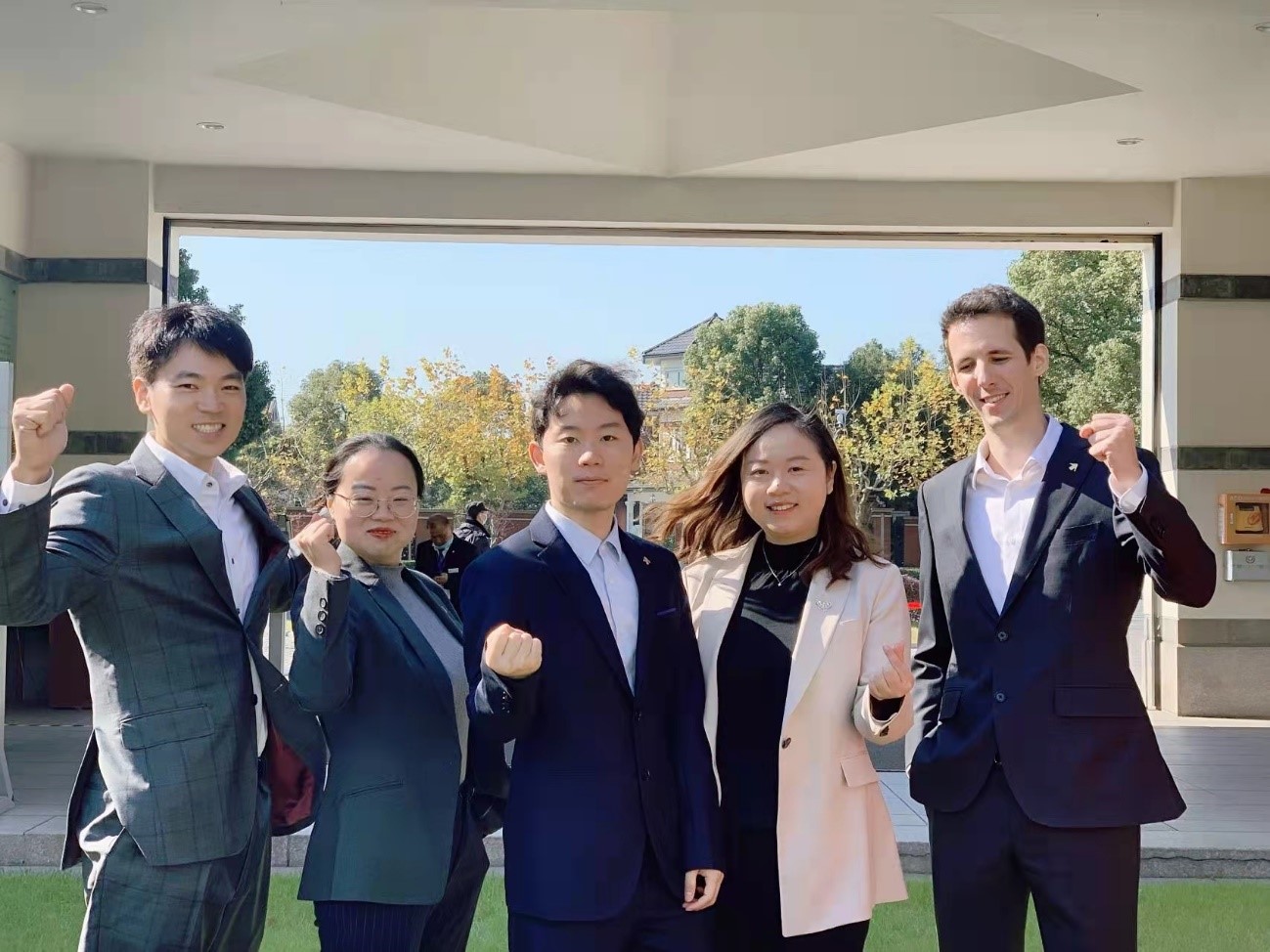 With my Term one teammates