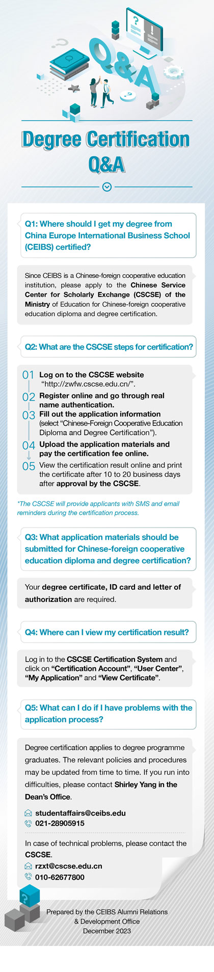 Degree Certification